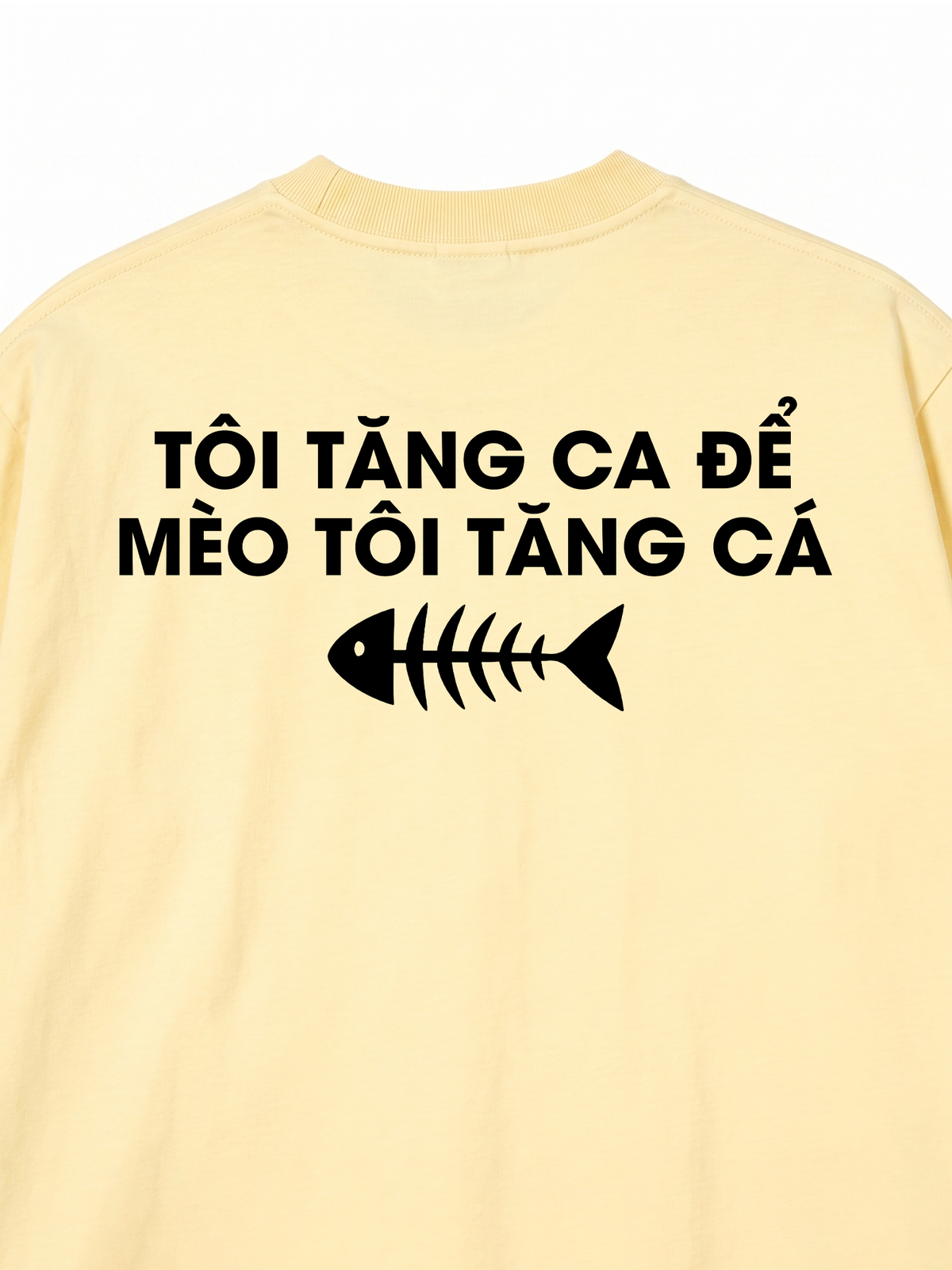 Áo Thun Relaxed Fit Tôi Tăng Ca