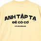 Áo Thun Relaxed Fit Anh Tập Tạ