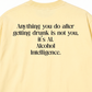 Áo Thun Relaxed Fit Alcohol Itelligence