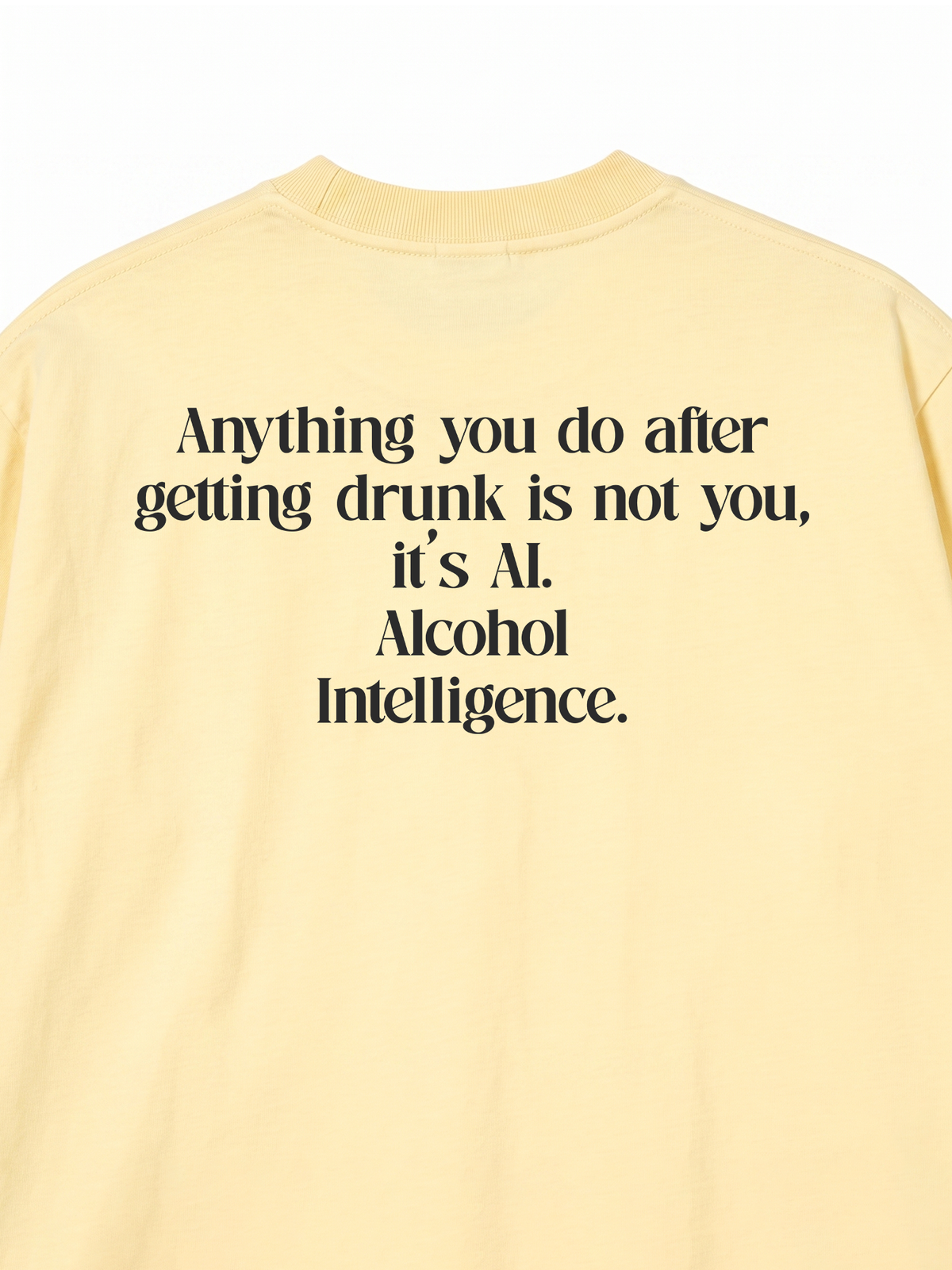 Áo Thun Relaxed Fit Alcohol Itelligence