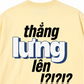 Áo Thun Relaxed Fit Thẳng Lưng Lên