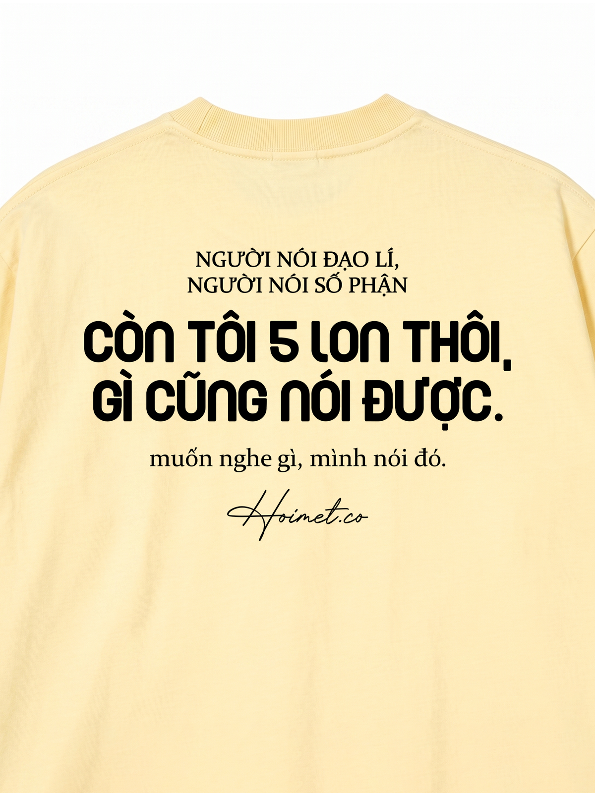 Áo Thun Relaxed Fit 5 Lon Thôi