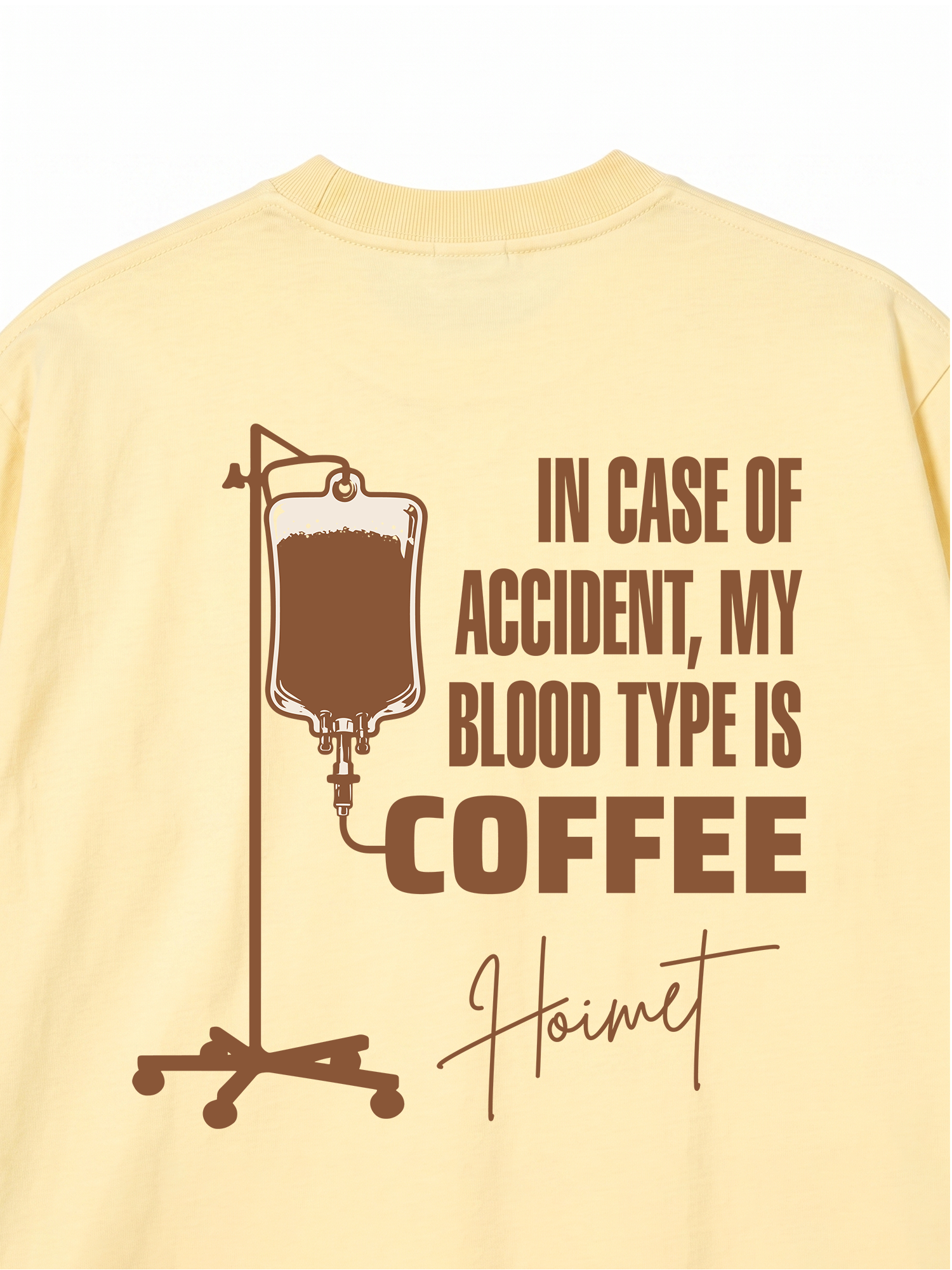 Áo Thun Relaxed Fit Blood Type Is Coffee