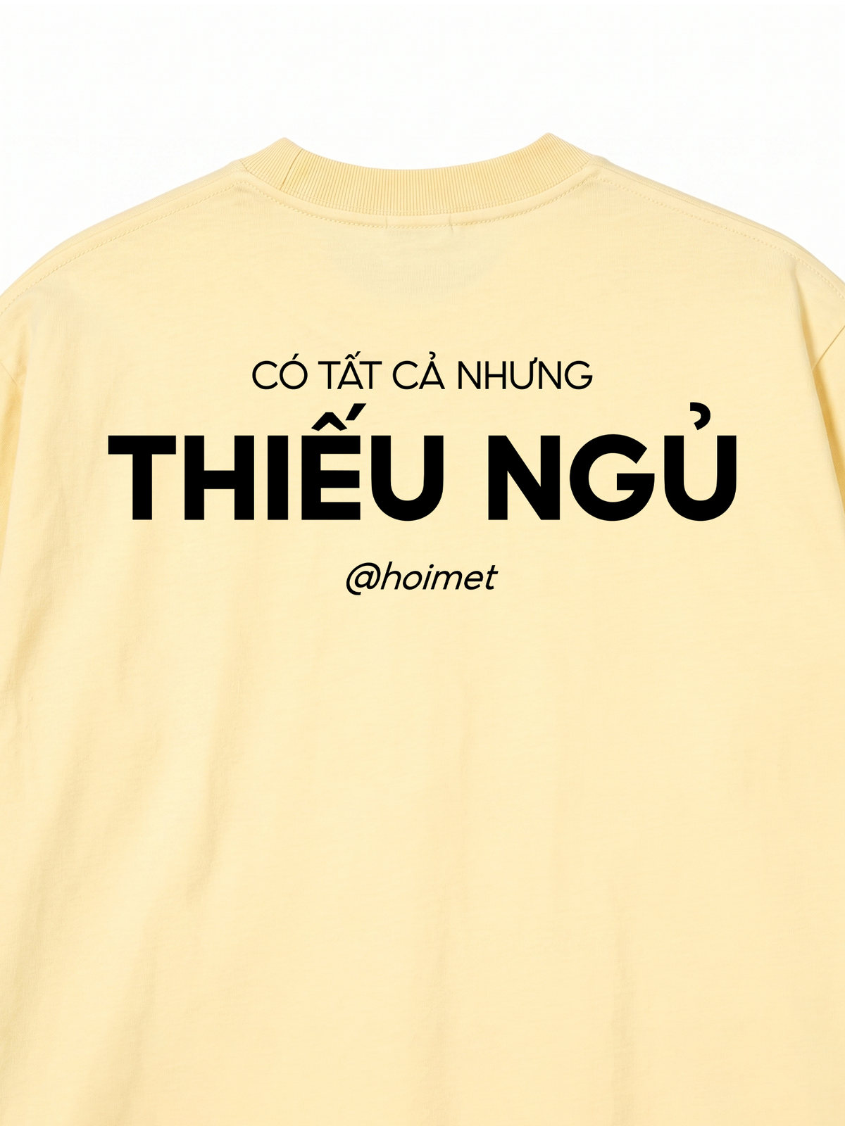 Áo Thun Relaxed Fit Thiếu Ngủ