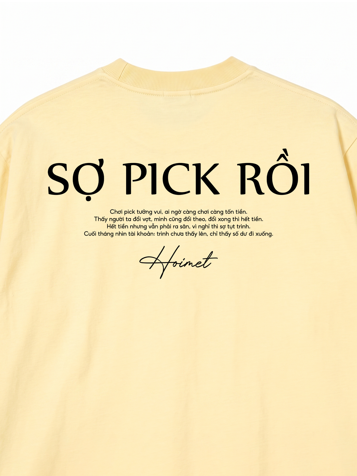 Áo Thun Relaxed Fit Sợ Pick Rồi