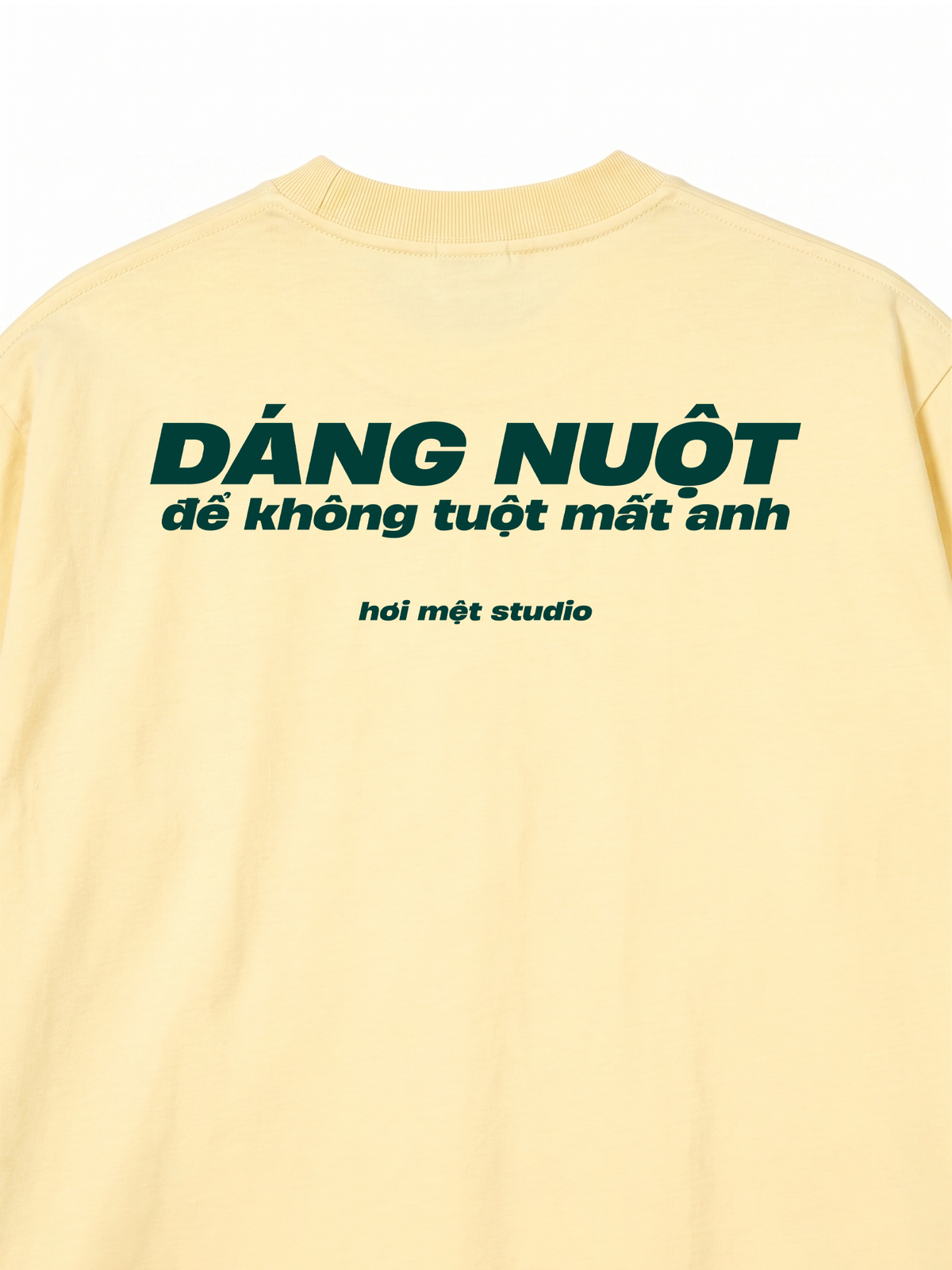 Áo Thun Relaxed Fit Dáng Nuột Không Tuột Mất Anh