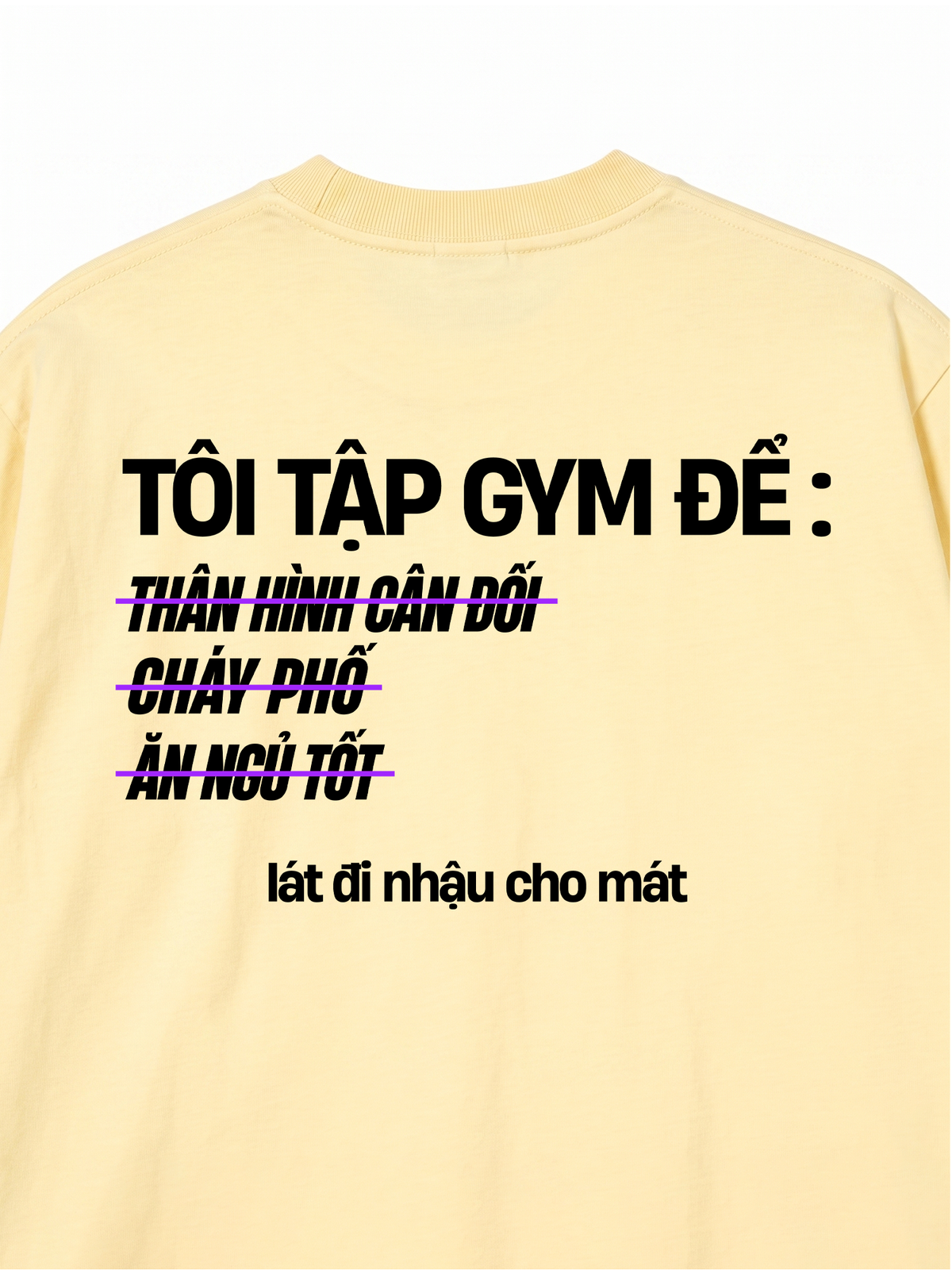 Áo Thun Relaxed Fit Lý Do Đi Tập 2