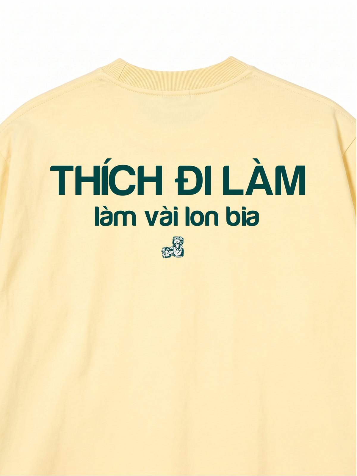 Áo Thun Relaxed Fit Làm Vài Lon Bia