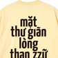 Áo Thun Relaxed Fit Mặt Thư Giãn