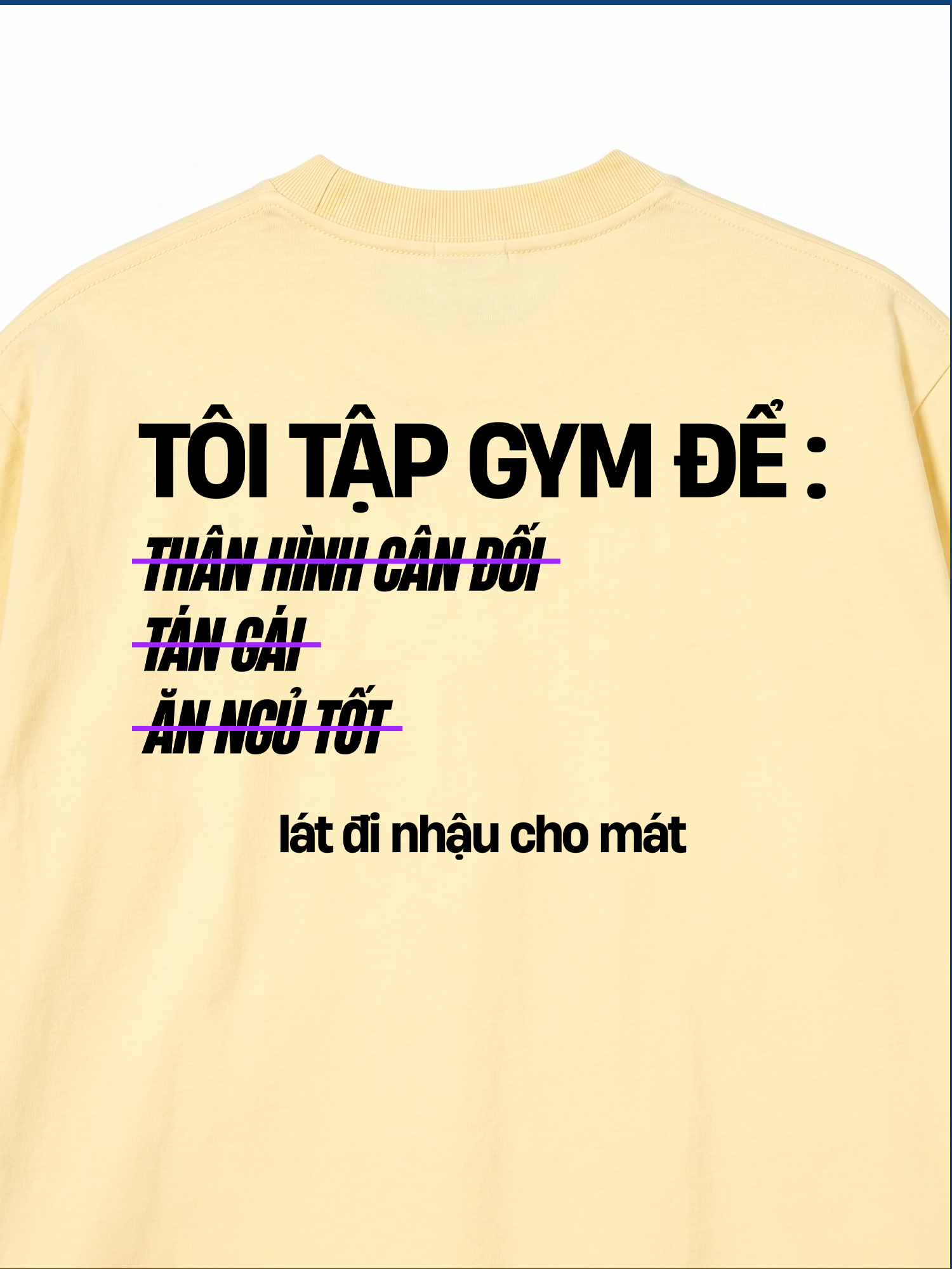 Áo Thun Relaxed Fit Lý Do Đi Tập