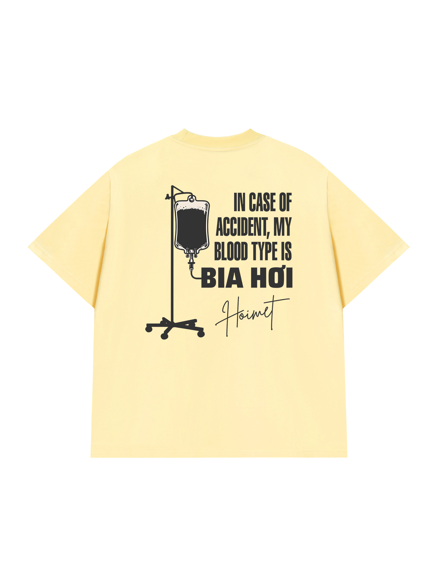 Áo Thun Relaxed Fit Blood Type Is Bia Hơi