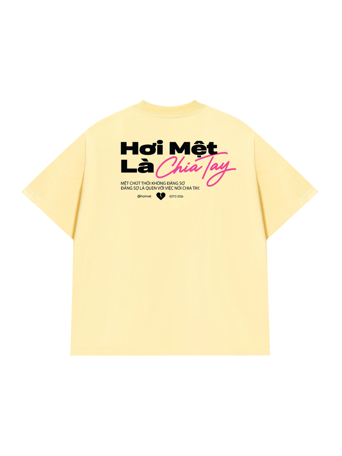 Áo Thun Relaxed Fit Hơi Mệt Là Chia Tay