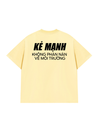 Áo Thun Relaxed Fit Kẻ Mạnh