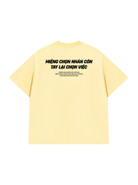 Áo Thun Relaxed Fit Miệng Chọn Nhàn Tay Chọn Việc