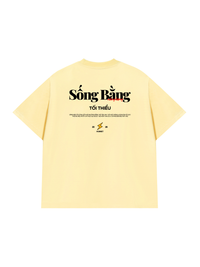 Áo Thun Relaxed Fit Sống Bằng Năng Lượng Tối Thiểu