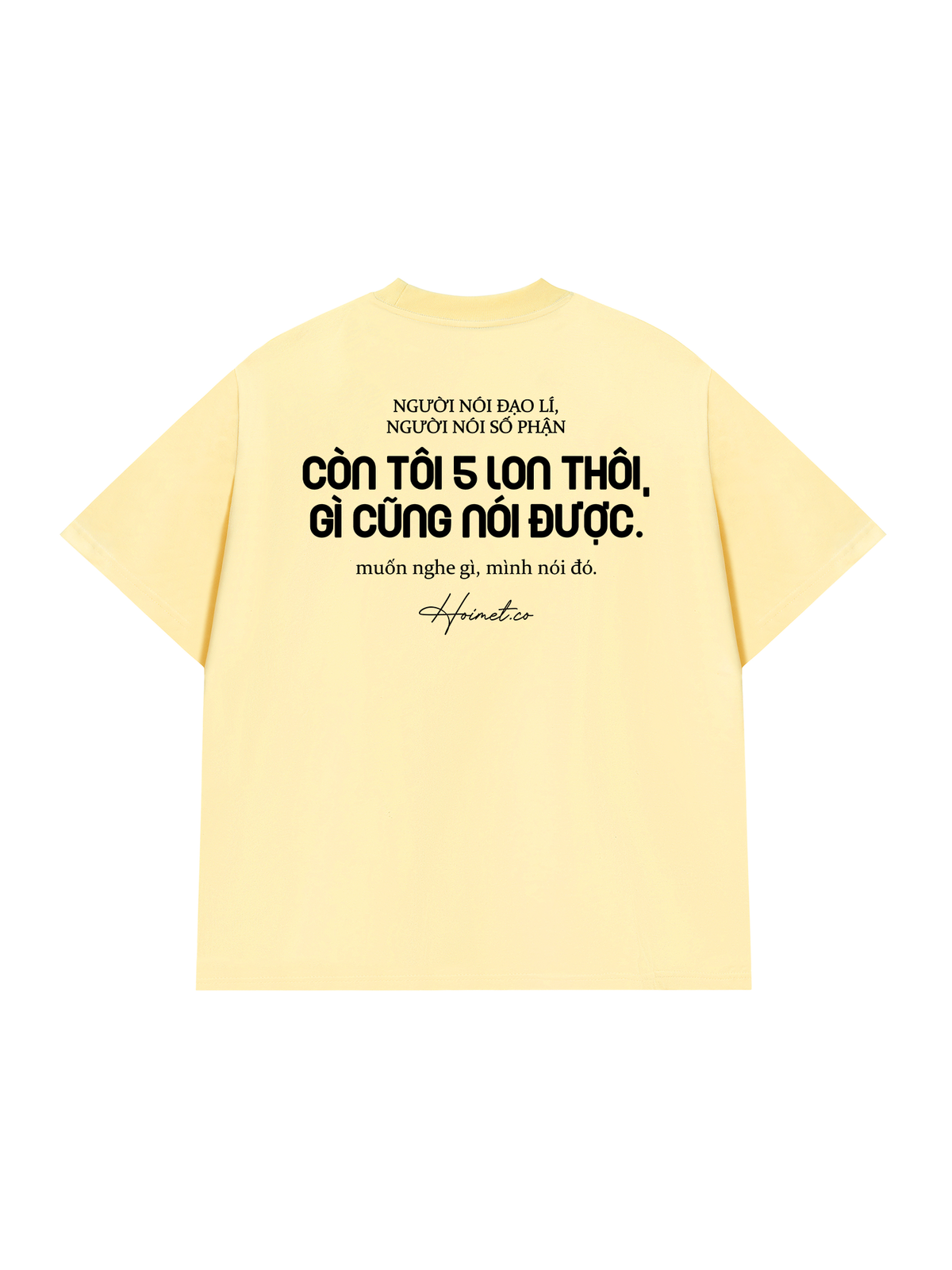 Áo Thun Relaxed Fit 5 Lon Thôi