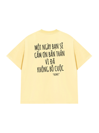 Áo Thun Relaxed Fit Cảm Ơn Bản Thân