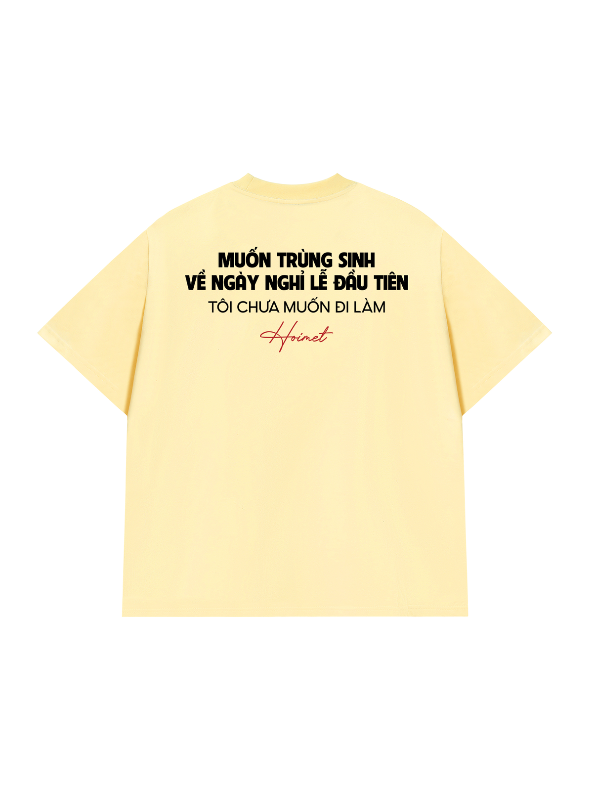 Áo Thun Relaxed Fit Không Muốn Làm