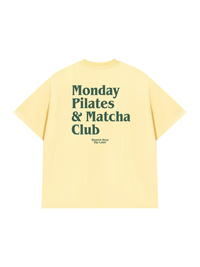 Áo Thun Relaxed Fit Monday Pilates & Matcha