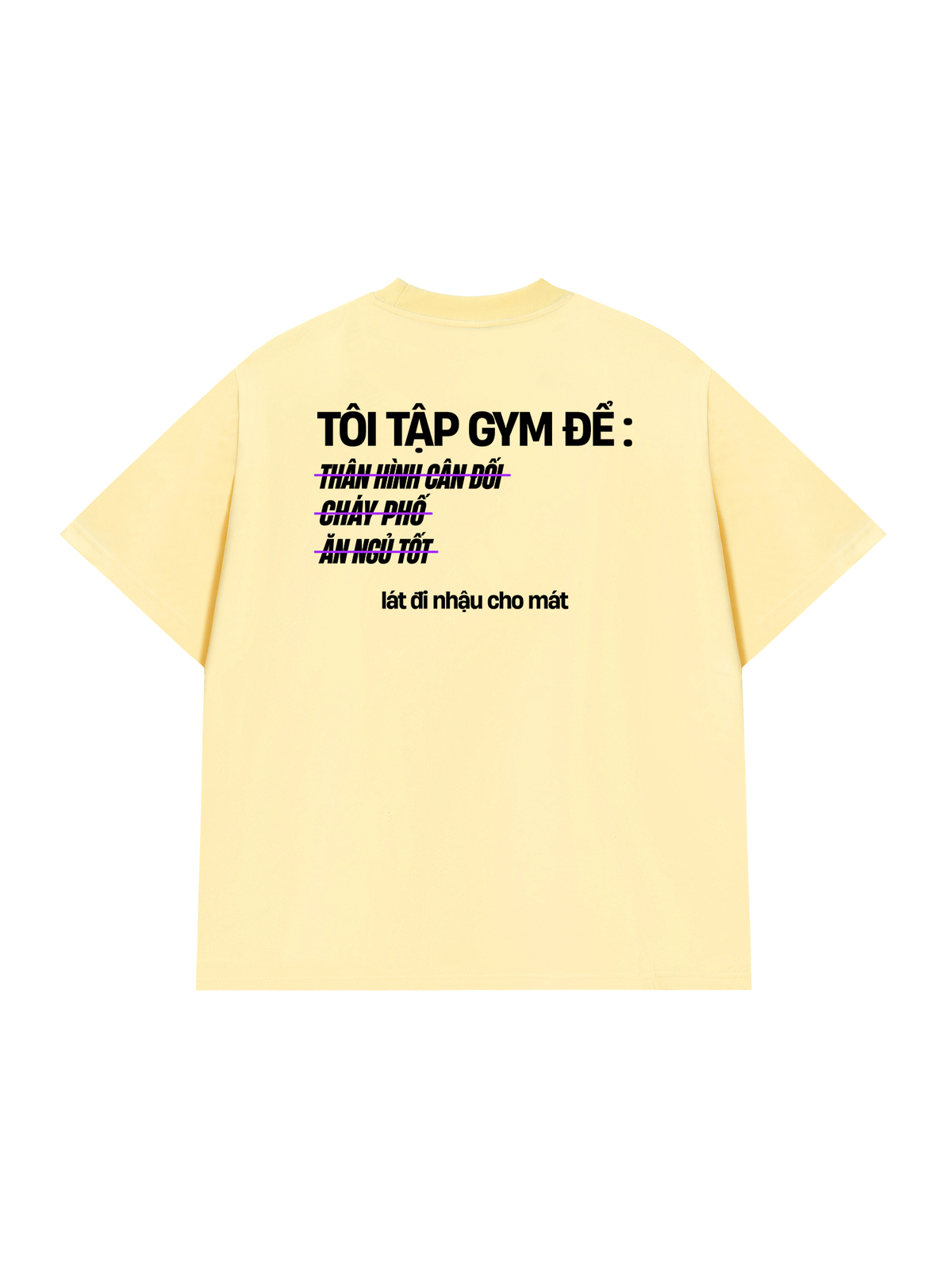 Áo Thun Relaxed Fit Lý Do Đi Tập 2