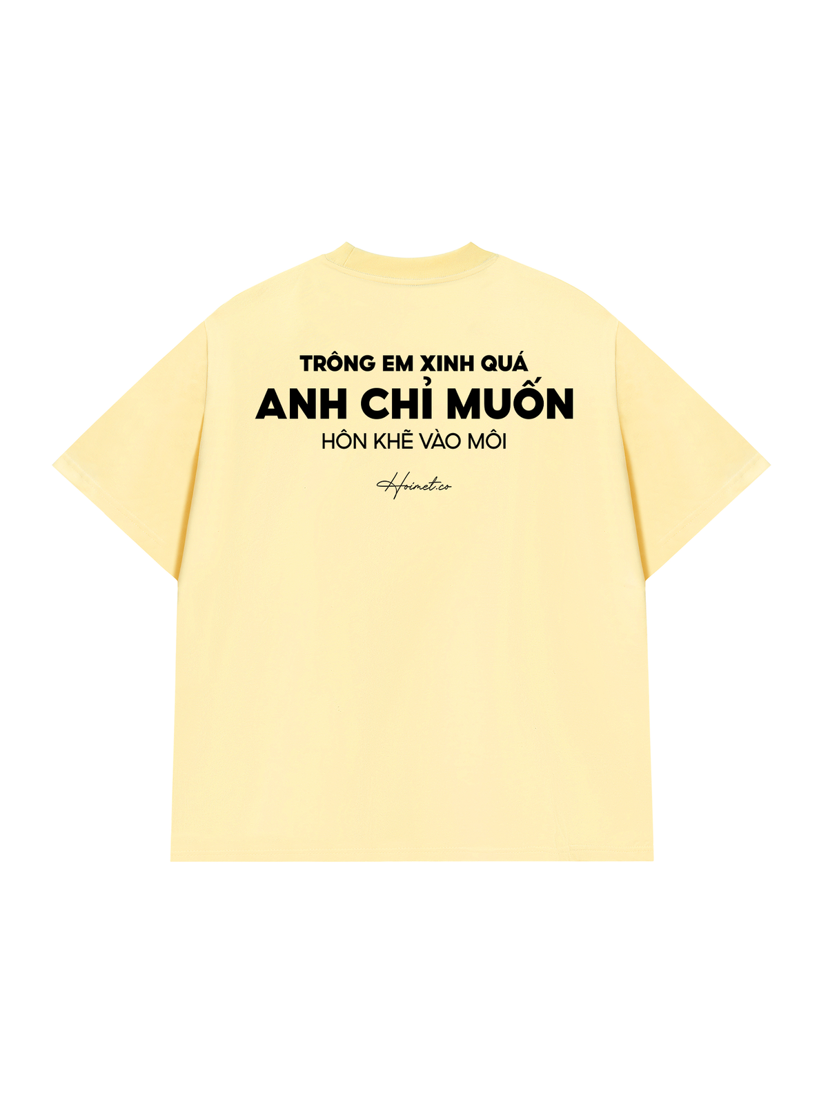 Áo Thun Relaxed Fit Hôn Khẽ Vào Môi