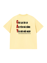 Áo Thun Relaxed Fit Gác Lại Âu Lo