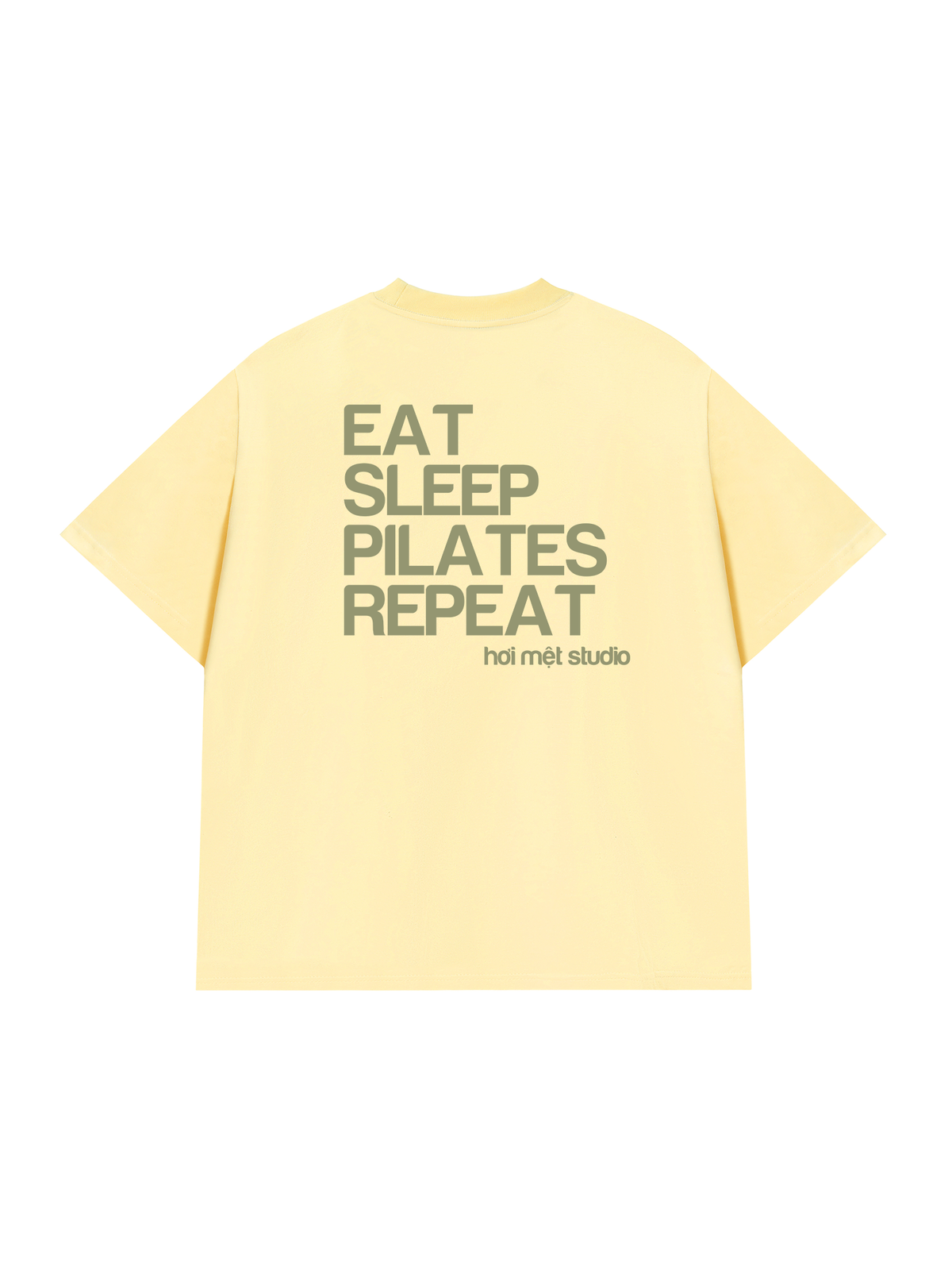 Áo Thun Relaxed Fit Eat Sleep Pilates Repeat