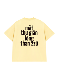 Áo Thun Relaxed Fit Mặt Thư Giãn
