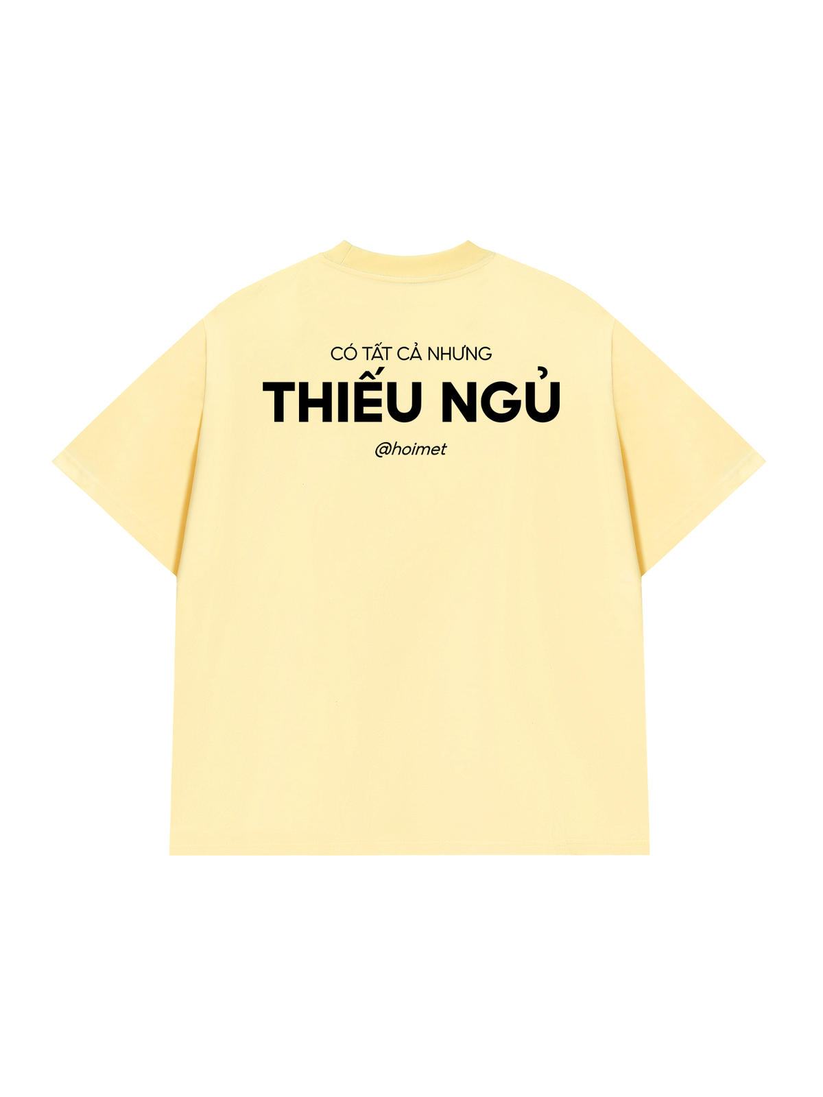 Áo Thun Relaxed Fit Thiếu Ngủ