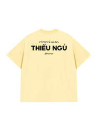 Áo Thun Relaxed Fit Thiếu Ngủ