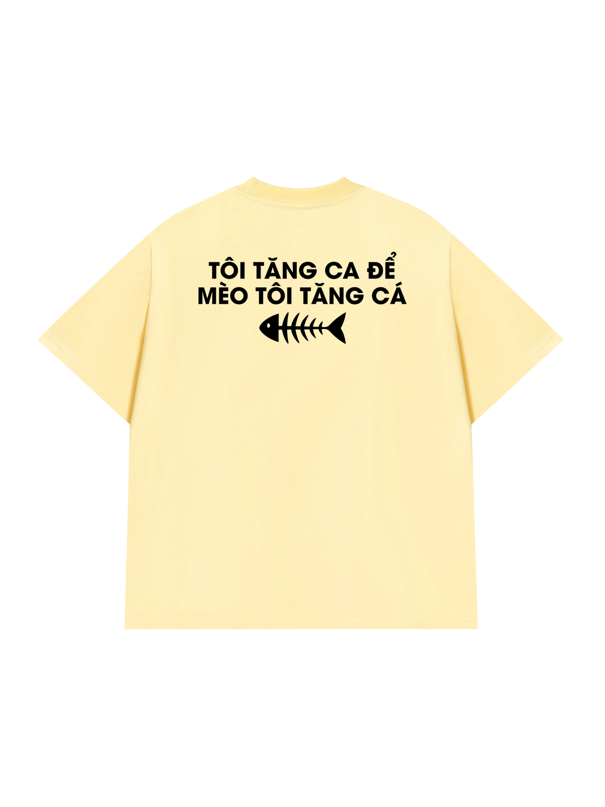 Áo Thun Relaxed Fit Tôi Tăng Ca