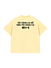 Áo Thun Relaxed Fit Tôi Tăng Ca