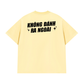Áo Thun Relaxed Fit Không Đánh Ra Ngoài