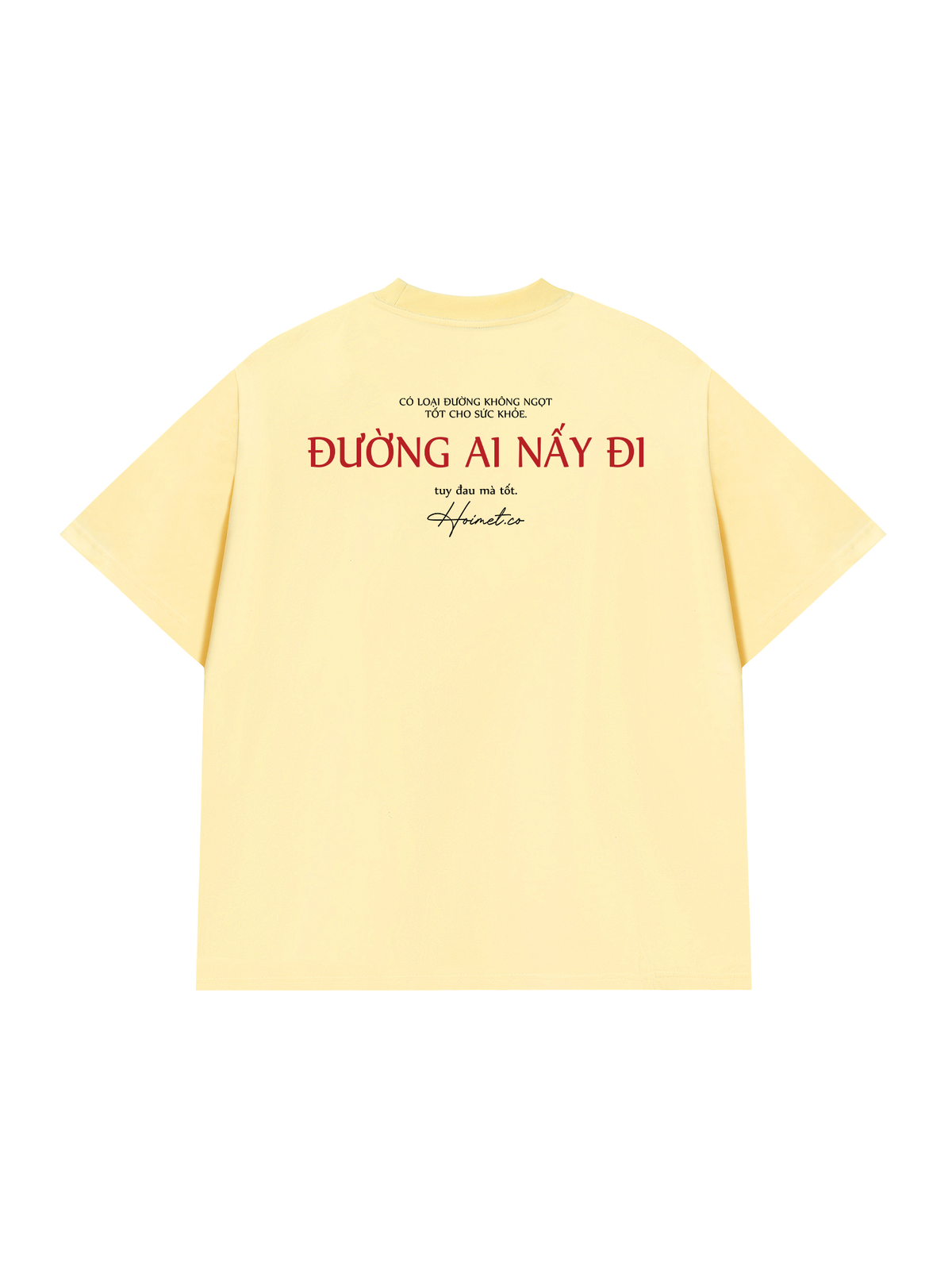 Áo Thun Relaxed Fit Đường Ai Nấy Đi