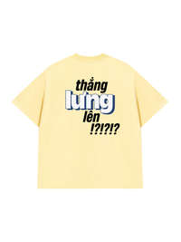 Áo Thun Relaxed Fit Thẳng Lưng Lên