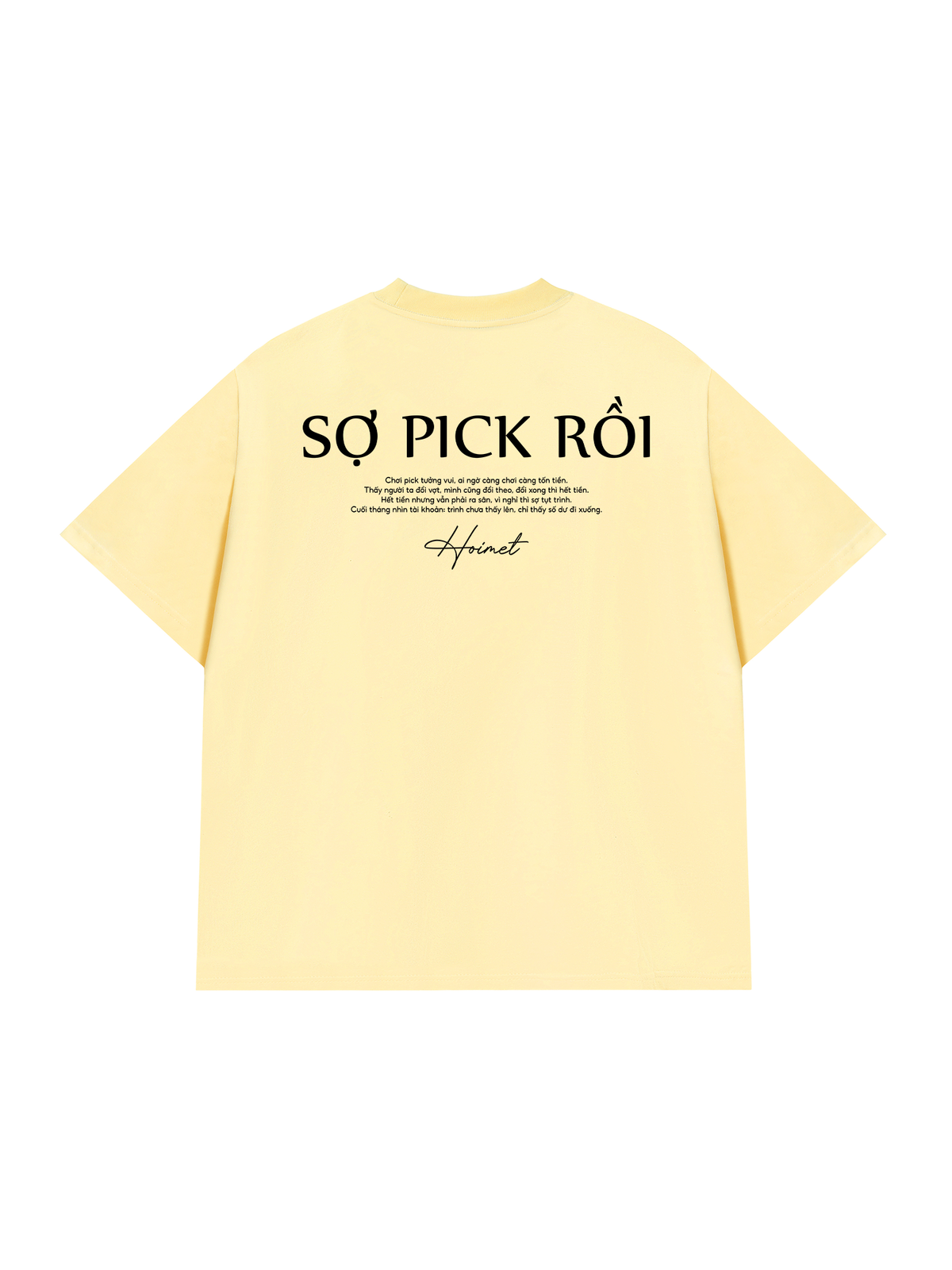 Áo Thun Relaxed Fit Sợ Pick Rồi