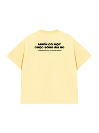 Áo Thun Relaxed Fit Cuộc Sống Ấm No