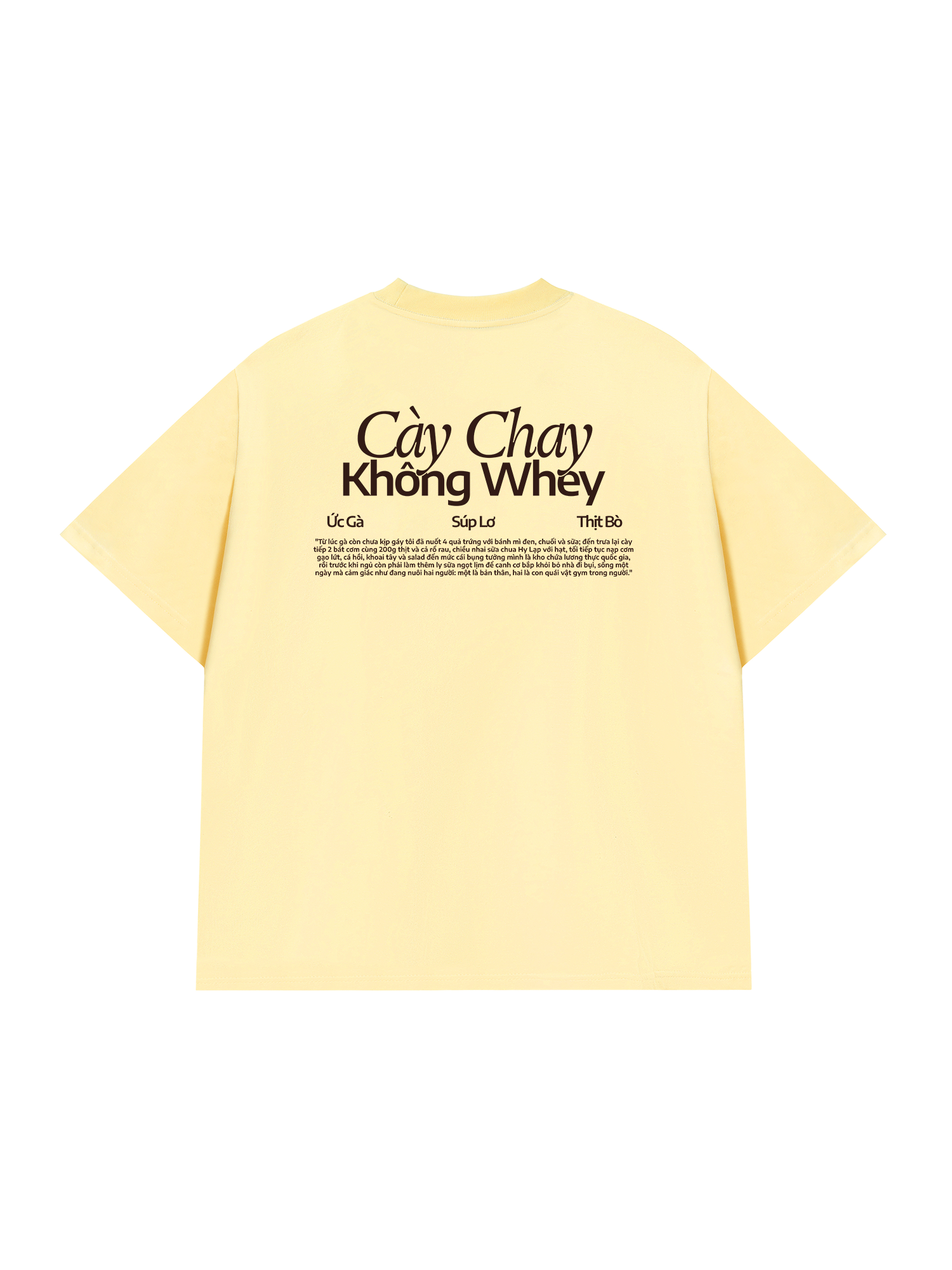 Áo Thun Relaxed Fit Cày Chay Không Whey
