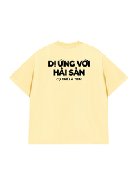 Áo Thun Relaxed Fit Dị Ứng Với Hải Sản