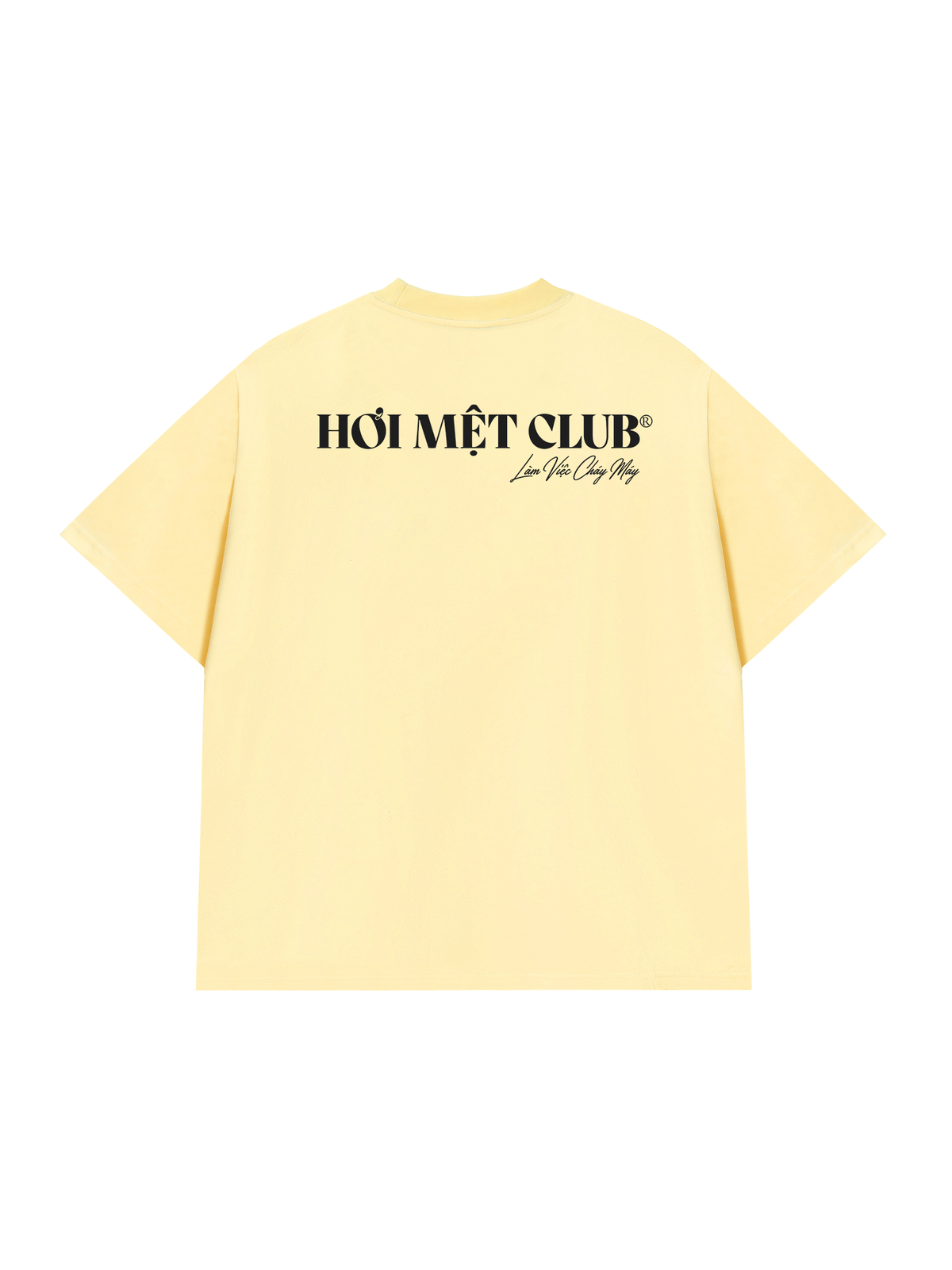 Áo Thun Relaxed Fit Làm Việc Cháy Máy