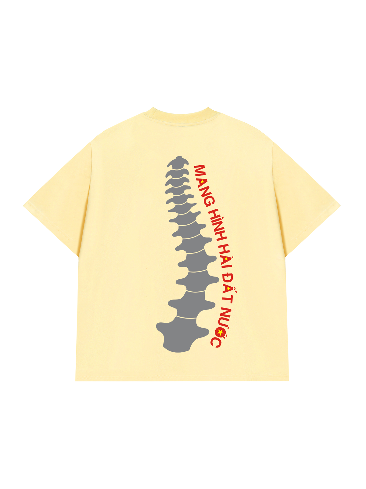 Áo Thun Relaxed Fit Mang Hình Hài Đất Nước