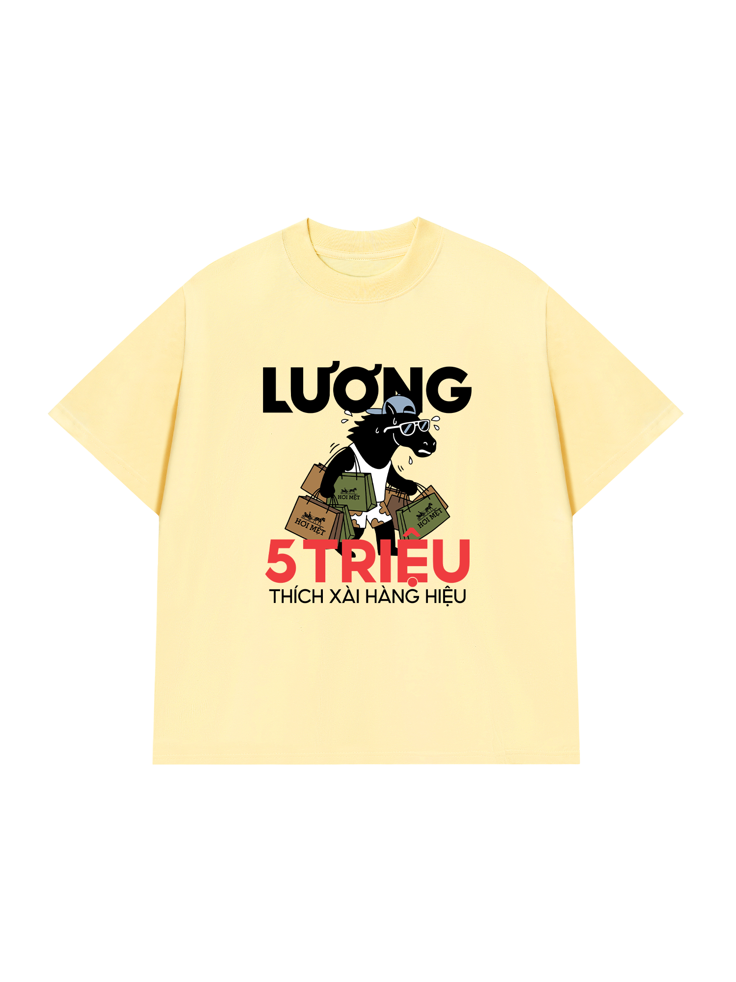 Áo Thun Relaxed Fit Thích Xài Hàng Hiệu