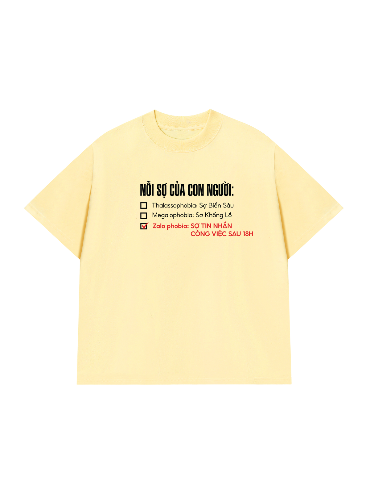 Áo Thun Relaxed Fit Zalophobia