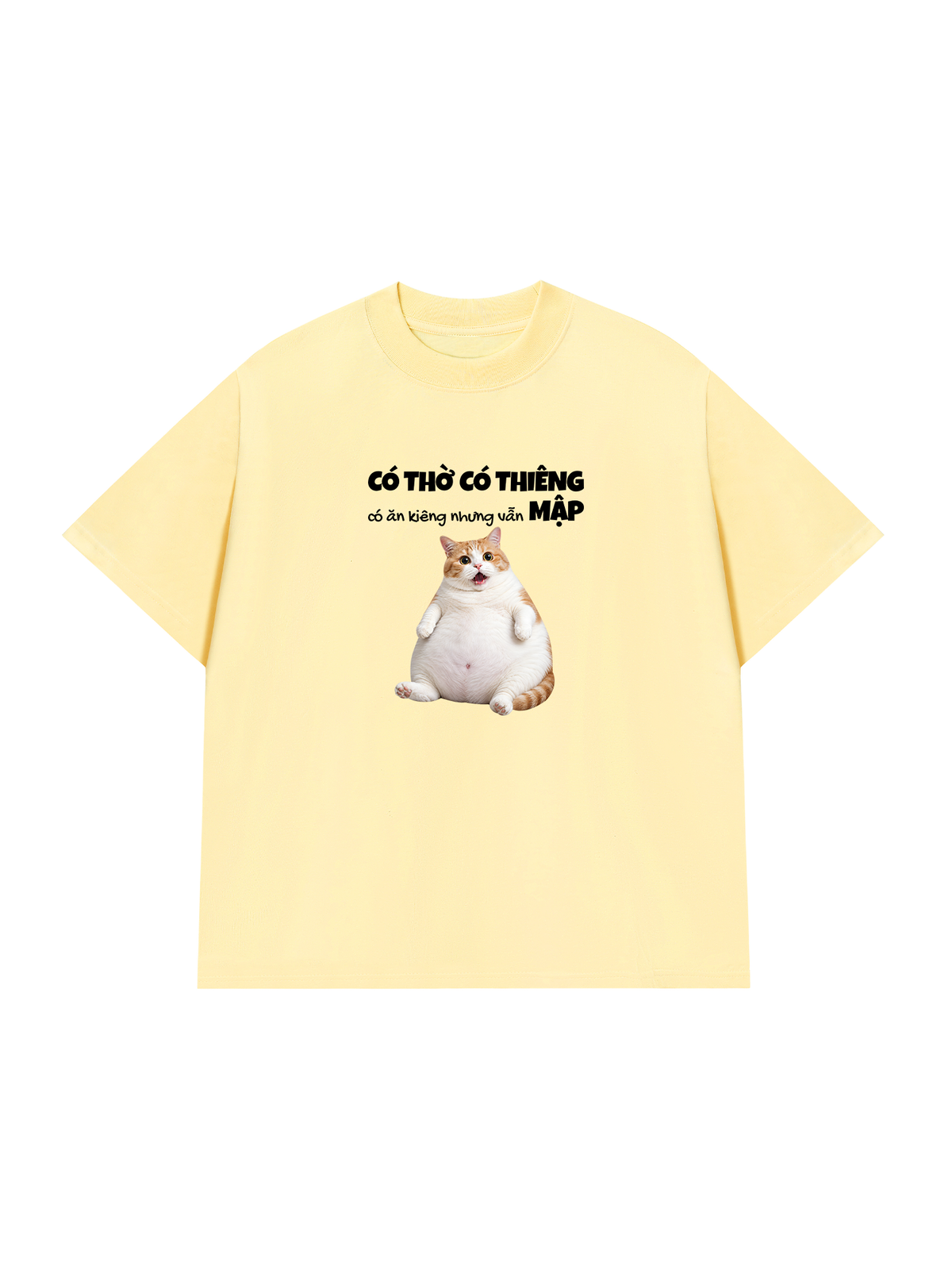 Áo Thun Relaxed Fit Có Ăn Kiêng Nhưng Vẫn Mập