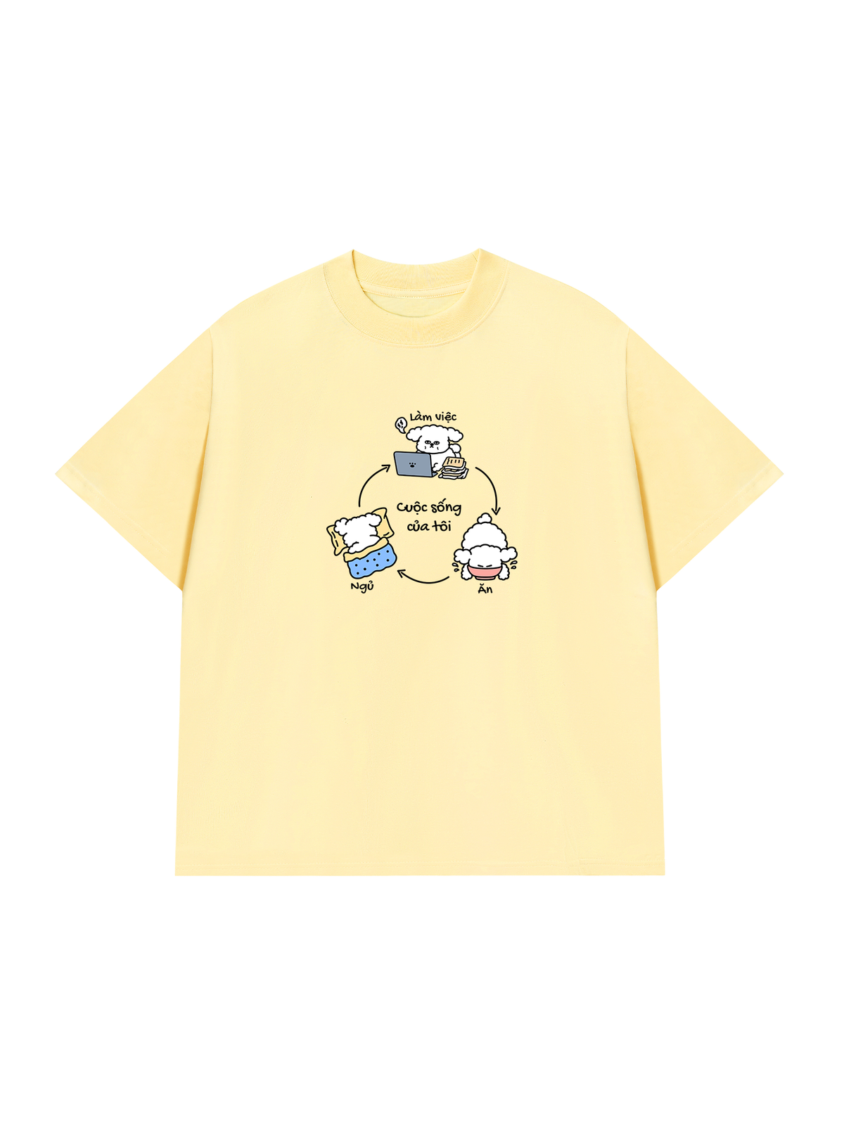 Áo Thun Relaxed Fit Cuộc Sống Của Tôi