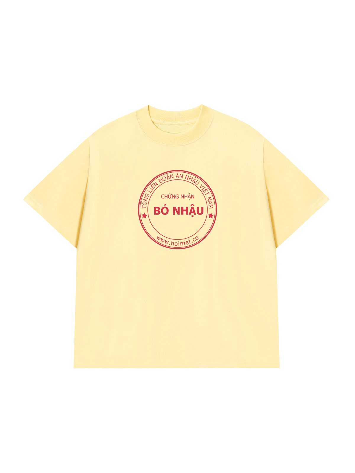 Áo Thun Relaxed Fit Chứng Nhận Bỏ Nhậu