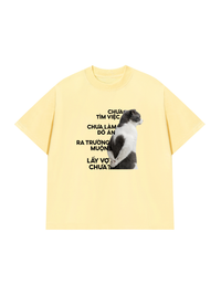 Áo Thun Relaxed Fit Cột Sống Sinh Viên