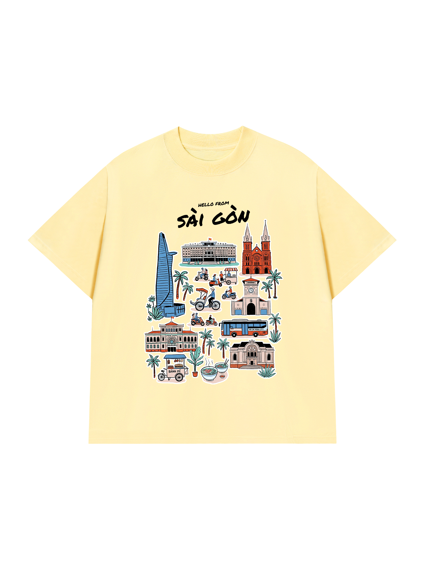 Áo Thun Relaxed Fit Hello From Sài Gòn