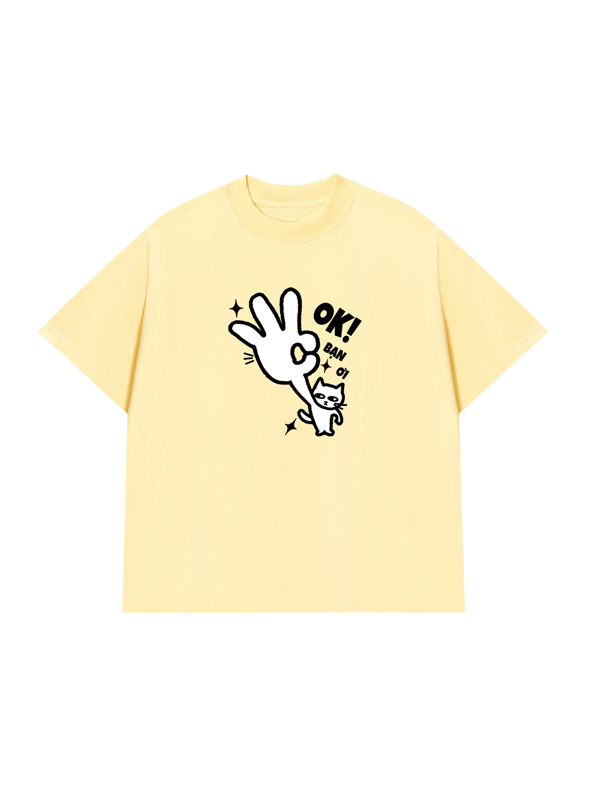 Áo Thun Relaxed Fit Ok Bạn Ơi
