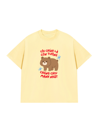 Áo Thun Relaxed Fit Con Tướng Chống Chịu